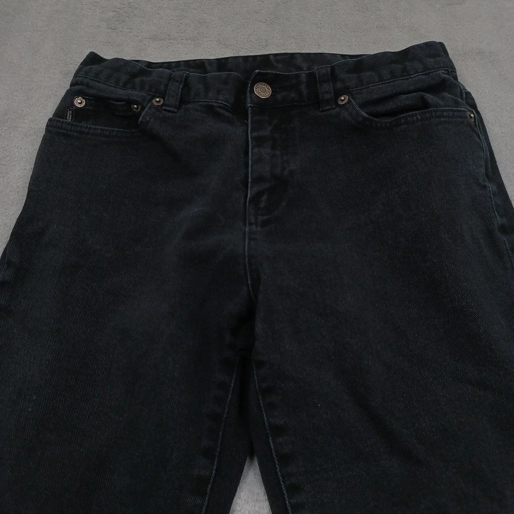 Lauren Ralph Lauren Jeans‎ Womens 4 Black Denim Casual Preppy Pockets - Picture 2 of 8